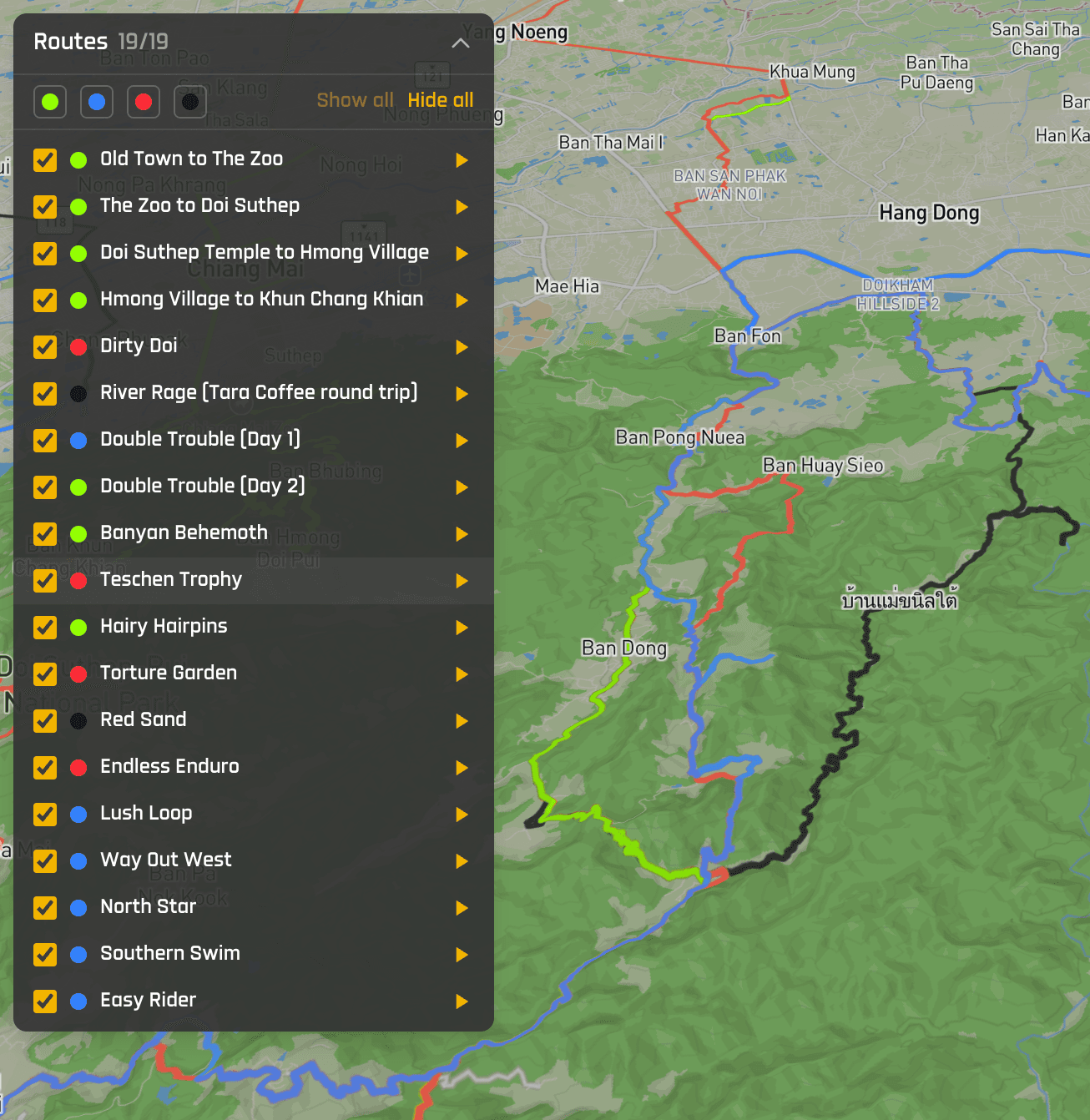 What are the premium routes like?